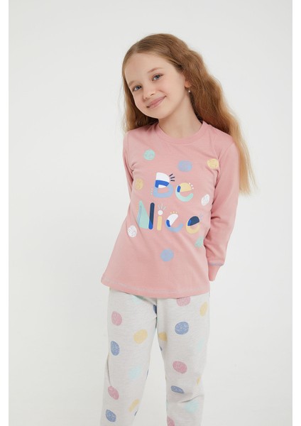 Be Nice Pembe Kız Çocuk Uzun Kol Pijama Takım fırsatları
