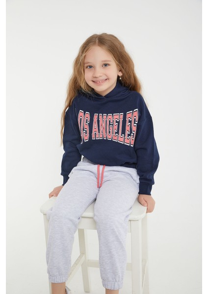 Los Angeles Lacivert Kız Çocuk Eşofman Takım modelleri