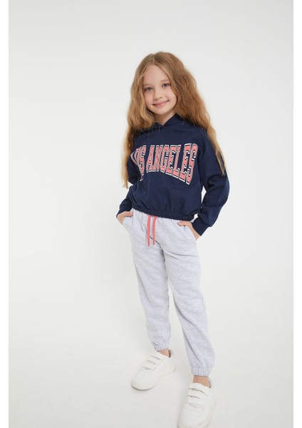 Los Angeles Lacivert Kız Çocuk Eşofman Takım fırsatları