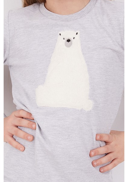 Polar Bear Grimelanj Kız Çocuk Uzun Kol Pijama Takım