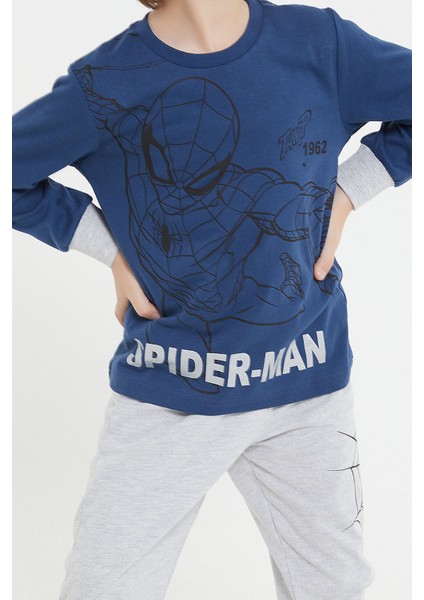 Lisanslı Thwip Mavi Erkek Çocuk Uzun Kol Pijama Takım fırsatları