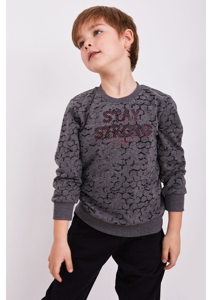 Stay Strong Gri Erkek Çocuk Uzun Kol Pijama Takım fiyatları