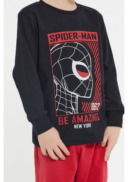 Lisanslı Be Amazing Siyah Erkek Çocuk Uzun Kol Pijama Takım modelleri