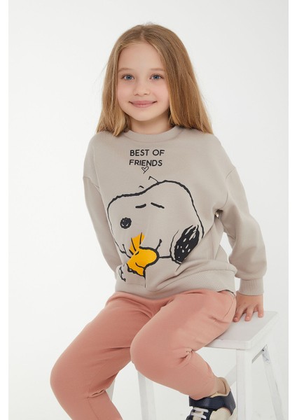 Lisanslı Best Of Friends Gri Kız Çocuk Eşofman Takım fiyatları