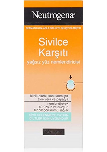 Yağsız Yüz Nemlendiricisi 50ML, 50 ml