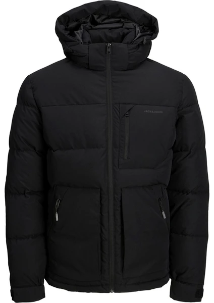 Jack & Jones Jcootto Puffer Sn Siyah Erkek Mont 12214648-Black