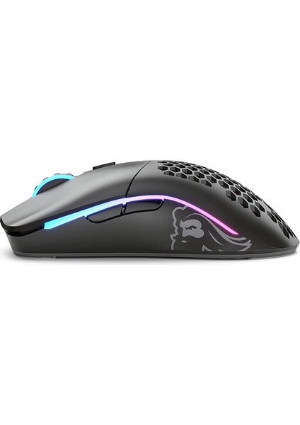 Model O Minus Kablosuz Mat Siyah Orta/küçük El Oyuncu Mouse Glo-Ms-Omw-Mb