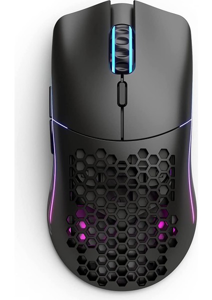 Model O Minus Kablosuz Mat Siyah Orta/küçük El Oyuncu Mouse Glo-Ms-Omw-Mb