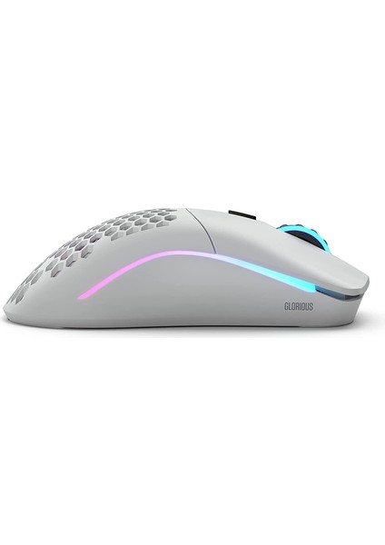 Model O Minus Kablosuz Mat Beyaz Orta/küçük El Oyuncu Mouse Glo-Ms-Omw-Mw