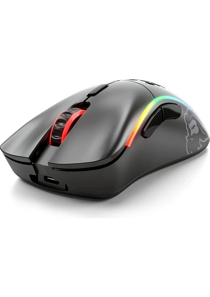 Model D Minus Kablosuz Mat Siyah Orta/küçük El Oyuncu Mouse