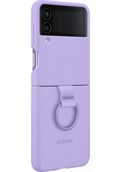 Galaxy Z Flip 4 Yüzüklü Silikon Kılıf - Lavanta - EF-PF721TVEGWW fiyatları