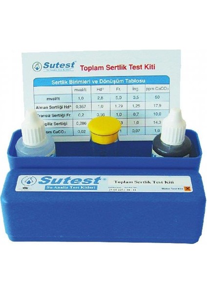 Sutest Havuz Toplam Sertlık Test Kıtı