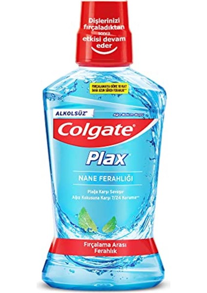 Plax Nane Ferahlığı Plağa Karşı Ağız Bakım Suyu 500 ml
