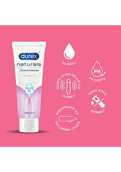 Naturals Extra Hassas Jel 100ml 1 Paket(1 X 100 ) fiyatları