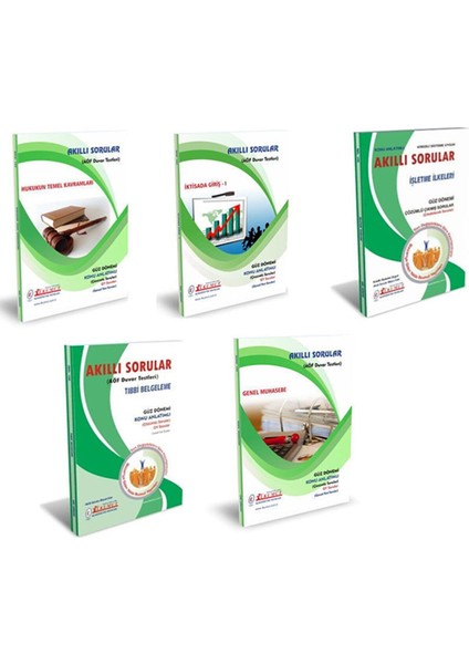 AÖF Sağlık Kurumları İşletmeciliği 1. Sınıf 1. Yarıyıl 5 Ders Güncel Baskı Konu Anlatımlı Soru