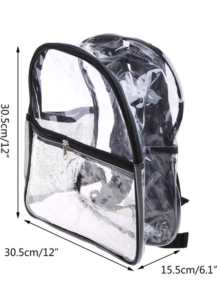 Büyük Kapasiteli Çok Bölmeli Sırt Çantası - Şeffaf (Yurt Dışından) indirimleri
