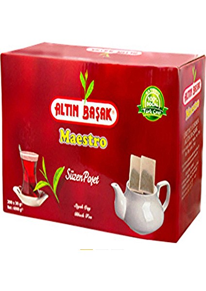 Çay Altınbaşak Maestro Demlik Poşet Çay (200*30)