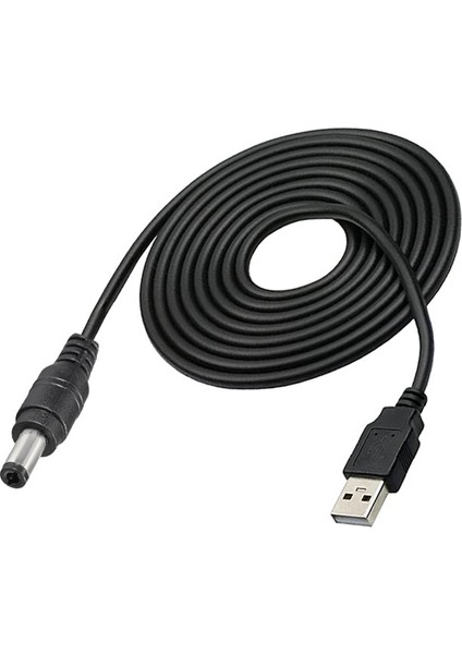 USB 2.0 To 5.5 x 2.5 mm Dc 5V Power Güç Kablosu  1m