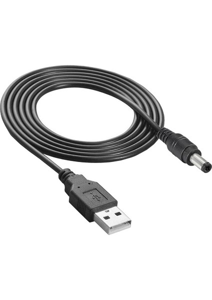 USB 2.0 To 5.5 x 2.5 mm Dc 5V Power Güç Kablosu  1m