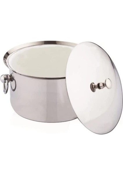 Paslanmaz Çelik Termoslu Buz Kovası 12X9 cm