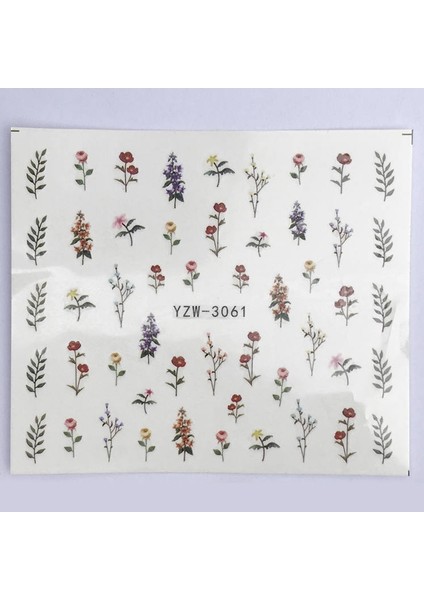 10 Adet Tırnak Sticker (Yurt Dışından)