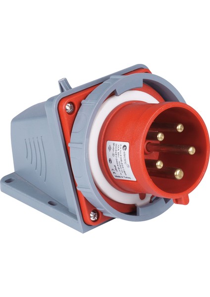 5X16A.EĞIK Gövdeli Duvar Fişi