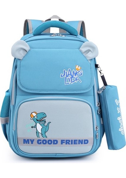 Kore Tarzı Erkek ve Kız Sırt Çantası ve Kalemlik Seti (Yurt Dışından)