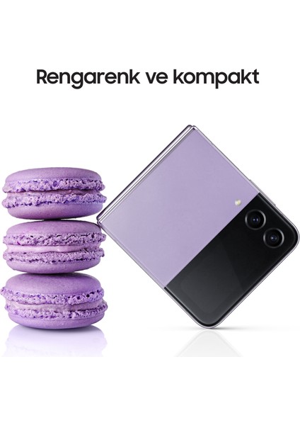 Galaxy Z Flip4 128 GB 8 GB Ram (Samsung Türkiye Garantili) Mor