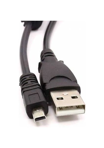 Nikon E6 8p Fotoğraf Makinası Kablosu 8 Pin 8pin Nıkon Coolpix D7 Nikon Dijital Fotoğrak Makinası Kablosu
