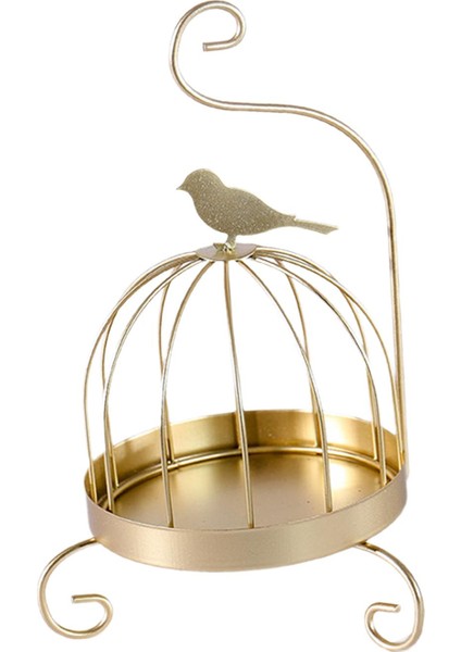 Modern Brülör Bobin Tutucu Bahçe Otel Kampı Golden Retro Bird Için Pas Yalıtımlı Demir