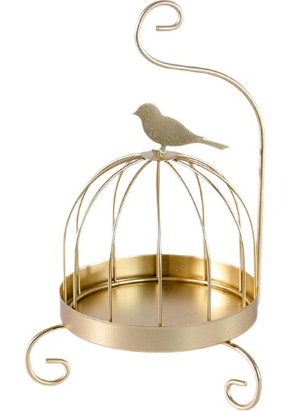 Modern Brülör Bobin Tutucu Bahçe Otel Kampı Golden Retro Bird Için Pas Yalıtımlı Demir