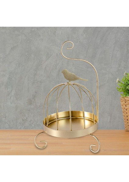 Modern Brülör Bobin Tutucu Bahçe Otel Kampı Golden Retro Bird Için Pas Yalıtımlı Demir