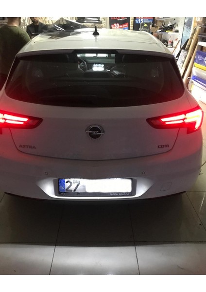 Oto h.i.t. Opel Astra K Uyumlu LED Plaka Aydınlatma Ampulü Beyaz