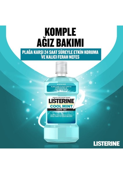 Cool Mint Hafif Tat Alkolsüz Ağız Bakım Suyu 500ml x 2