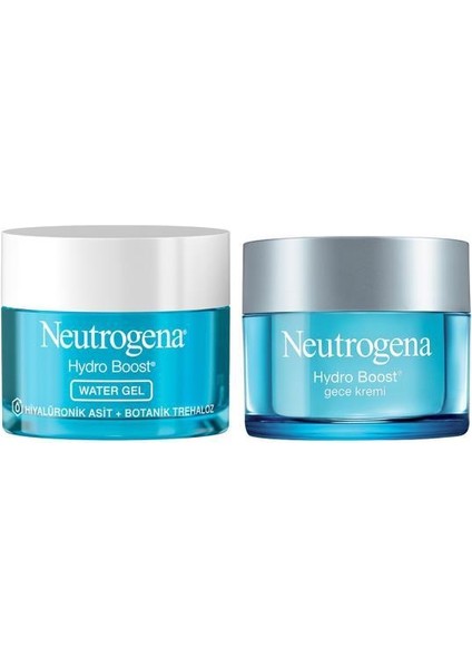 Hydro Boost Water Gel Nemlendirici 50 ml + Hydro Boost Water Gel Gece Kremi 50 ml