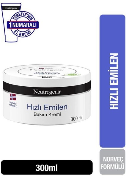 norveç formülü hizli emilen bakim kremi 300 ml