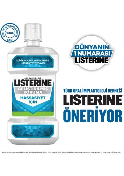 Advanced Defence Hassasiyet İçin Geliştirilmiş Koruma Ağız Bakım Suyu 250 ml x2 modelleri