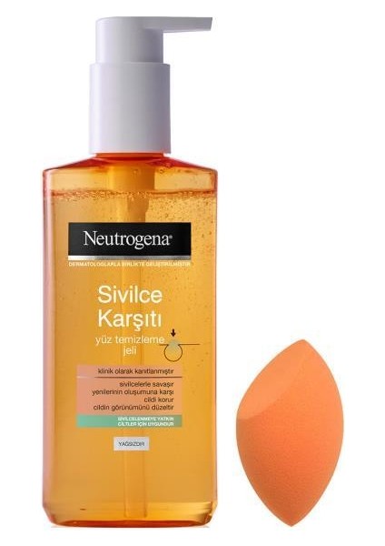 Günlük Yüz Temizleme Jeli 200 ml + Makyaj Süngeri Hediye