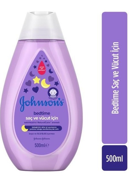 Johnson's Bedtime Uyku Öncesi Saç & Vücut Şampuanı 500 ml