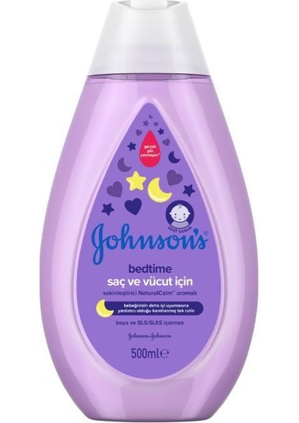 Johnson's Bedtime Uyku Öncesi Saç & Vücut Şampuanı 500 ml