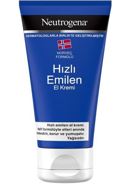 Hızlı Emilen El Kremi 75 ml