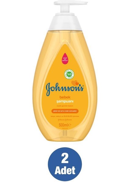 Johnson's Şampuan 500 ml X2