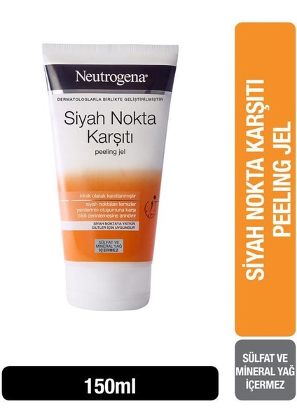 Siyah Nokta Karşıtı Peeling Jel 150 ml