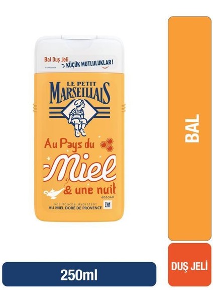 Bonheur Bal Duş Jeli 250 ml Nemlendirici Etkiyle Doğal Koku