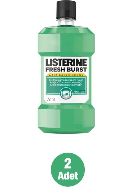 Fresh Burst Ağız Bakım Suyu 250 ml x2
