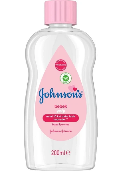 Johnson's Bebek Yağı Nemlendirici 200 ml