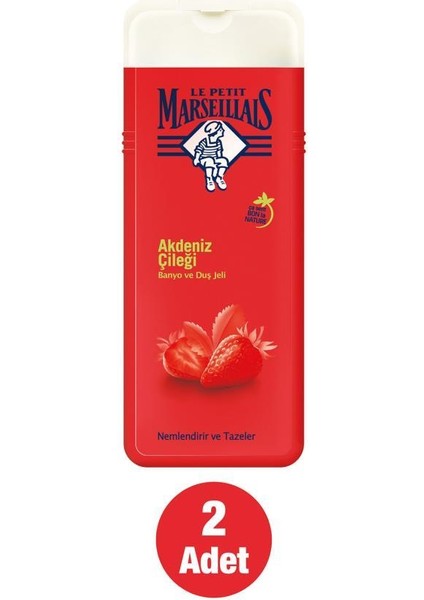 Le Petit Marseillais Akdeniz Çileği Duş Jeli 400 ml X 2 Adet