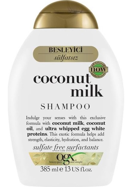 Besleyici Coconut Milk Sülfatsız Şampuan 385 ml+Serum 100 ml