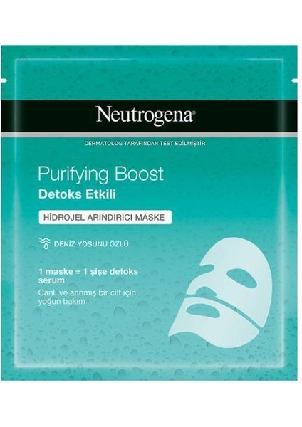 Purifying Boost Hidrojel Maske 30ml