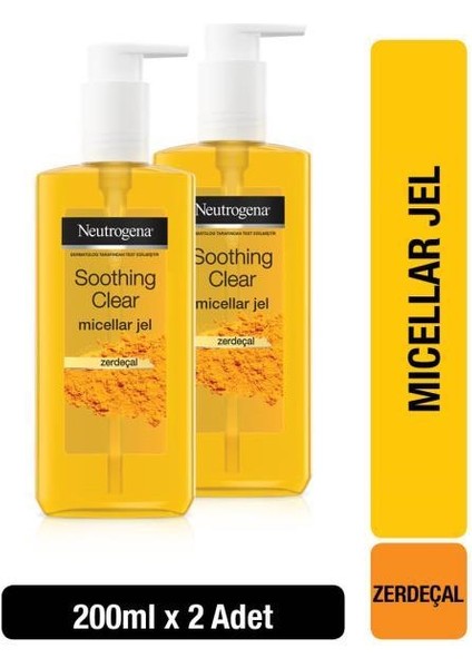 Soothing Clear Micellar Jel 200 ml x2